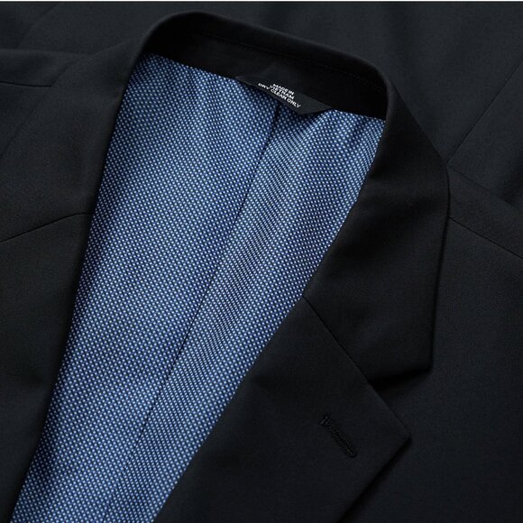 Haggar Active Series Classic Fit Suit Jacket Black Size 58L Long -NWT Big & Tall - Picture 4 of 5